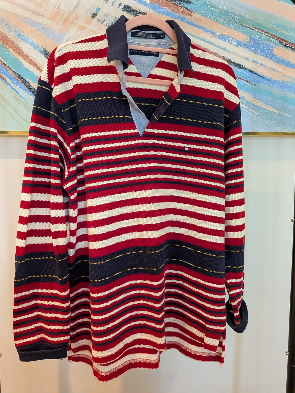 Vintage Tommy Men's Rugby Polo
